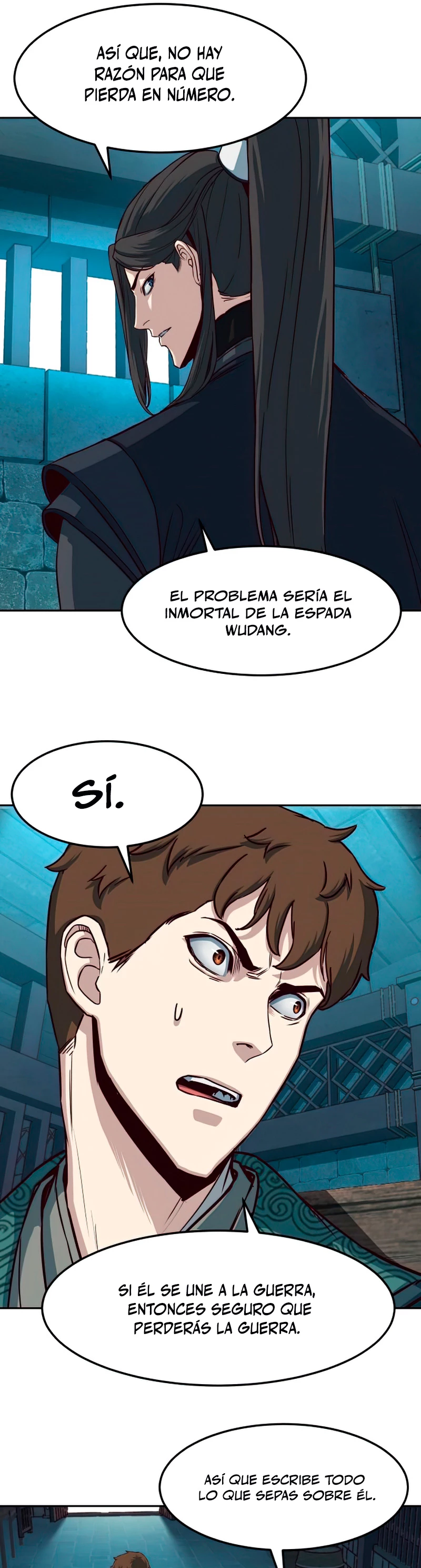 Camino en la noche consumido por las espadas > Capitulo 39 > Page 111